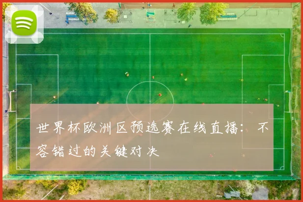 世界杯欧洲区预选赛在线直播:不容错过的关键对决